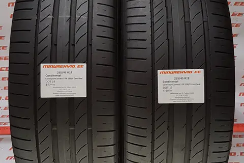 Used summer tire 255/45R19 Continental ContiSportContact 5 SUV FR 100/V ContiSeal