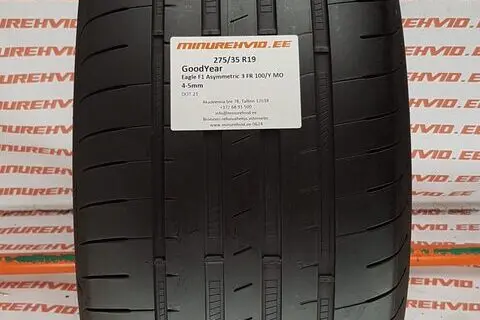 Used summer tire 275/35R19 GoodYear Eagle F1 Asymmetric 3 FR XL 100/Y MO