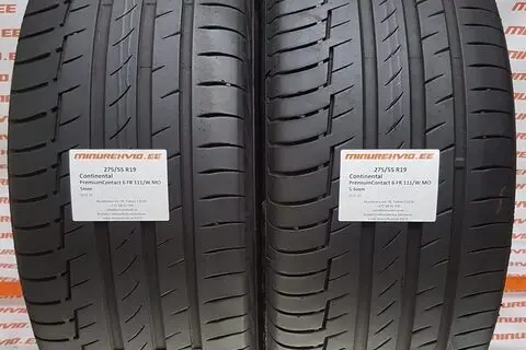 Used summer tire 275/55R19 Continental PremiumContact 6 FR 111/W MO