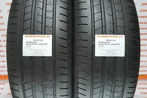 Kasutatud suverehv 245/45R20 Bridgestone Alenza 001 XL 103/W RSC