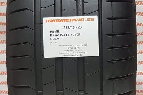 Kasutatud suverehv 255/40R20 Pirelli P Zero PZ4 FR XL VOL