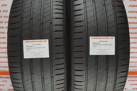 Kasutatud suverehv 255/45R20 Michelin Latitude Sport 3 XL 105/V