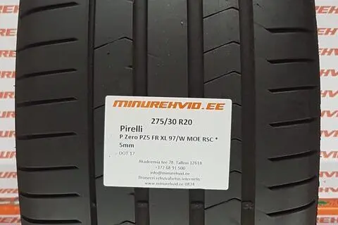 Kasutatud suverehv 275/30R20 Pirelli P Zero PZ4 FR XL 97/W MOE RSC *