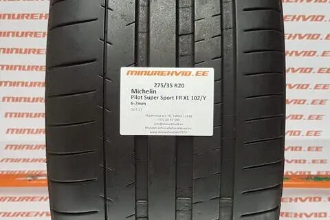 Kasutatud suverehv 275/35R20 Michelin Pilot Super Sport FR XL 102/Y
