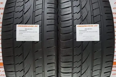 Kasutatud suverehv 265/40R21 Continental CrossContact UHP FR XL 105/Y MO