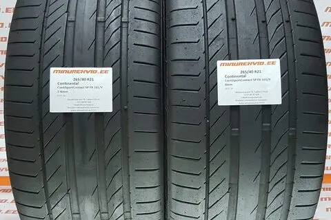 Kasutatud suverehv 265/40R21 Continental ContiSportContact 5P FR 101/Y