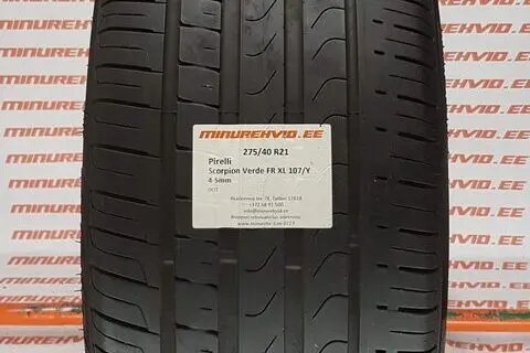 Kasutatud suverehv 275/40R21 Pirelli Scorpion Verde FR XL 107/Y