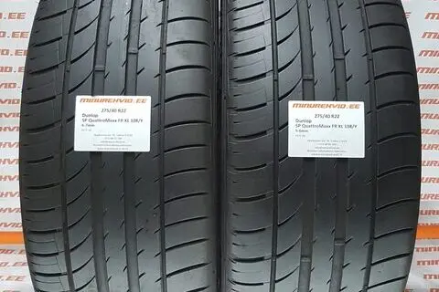 Kasutatud suverehv 275/40R22 Dunlop SP QuattroMaxx FR XL 108/Y