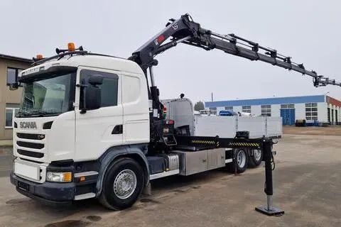 Scania G450 6X2*4 HIAB 288 E-6 Hipro + JIB, 2015, 12.7, 331 kW, diisel, manuaal, tagavedu