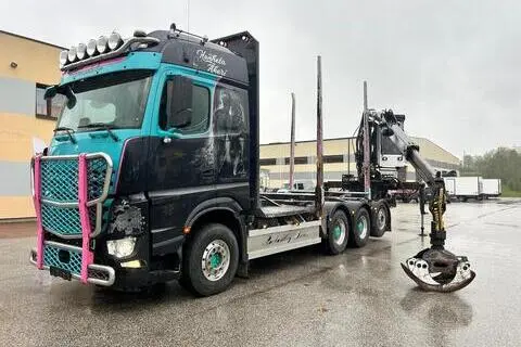 Mercedes-Benz AROCS 3263 8X4*4 + RETARDER + BERGS FEGEN CRANE, 2017, 460 kW, diisel, automaat