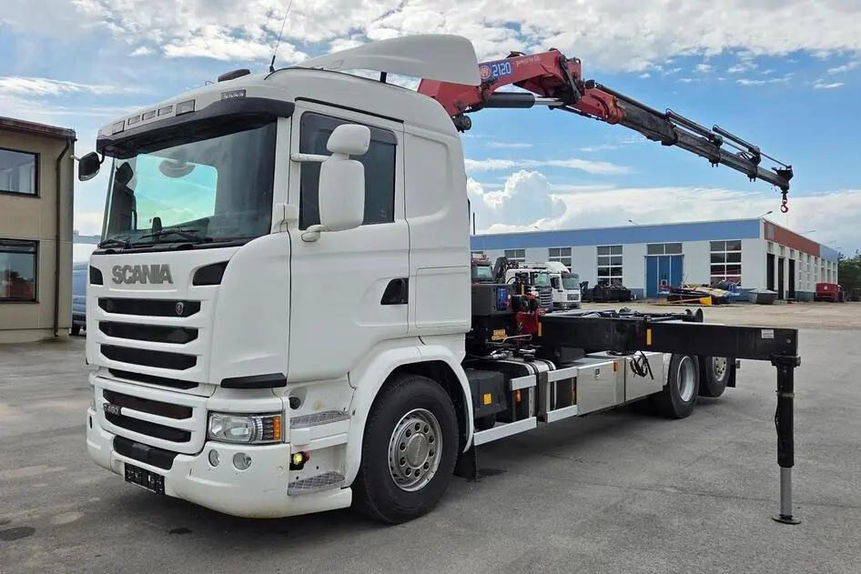 Scania G450 6X2*4 HMF 2120, 331 kW, дизель, автомат