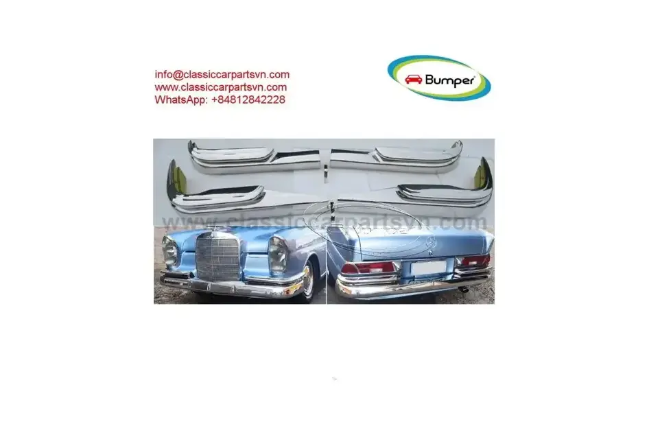 Mercedes W111 W112 Fintail Saloon bumpers